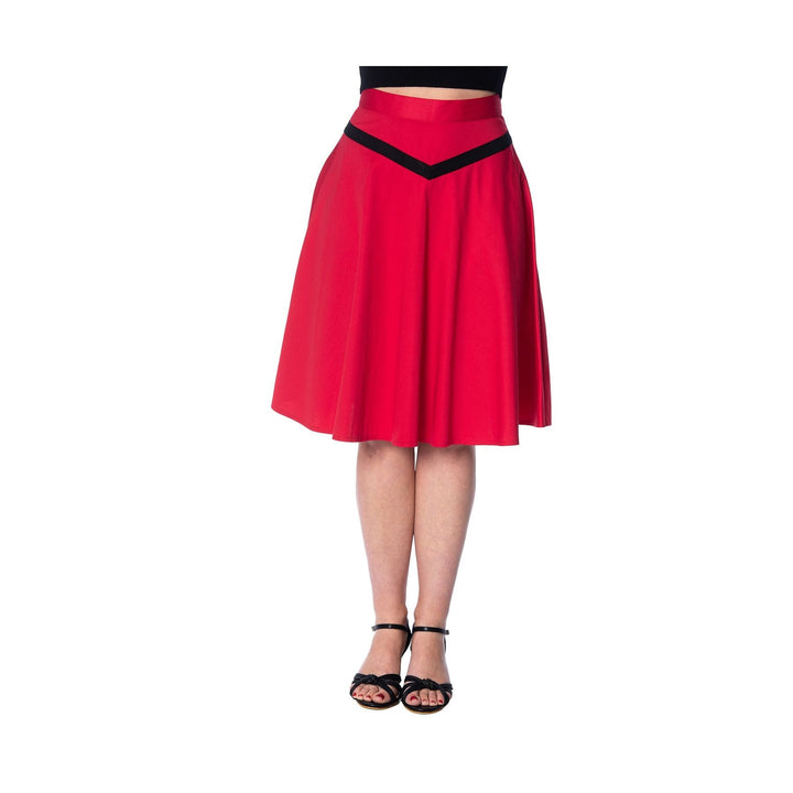 ROCKIN RED Skirt by BANNED UK