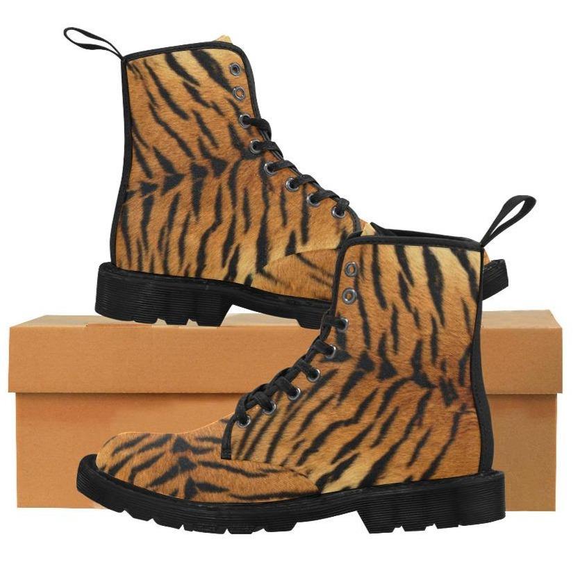 TIGER ARMY Women's Lace Up Canvas Boots